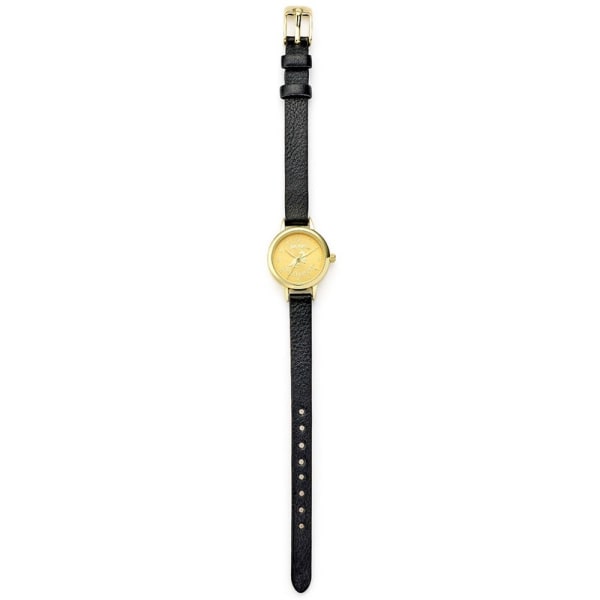 Harry Potter Hufflepuff analog watch för dam/dam , en one size B Black/Gold One Size
