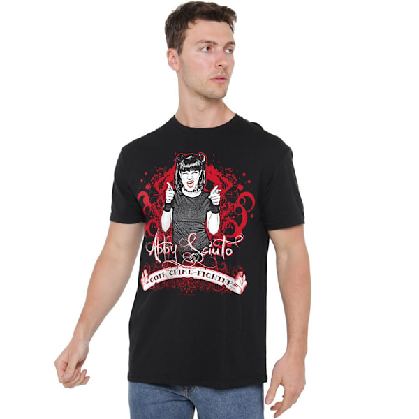 NCIS Herr Goth Crime Fighter T-Shirt 4XL Svart Black 4XL