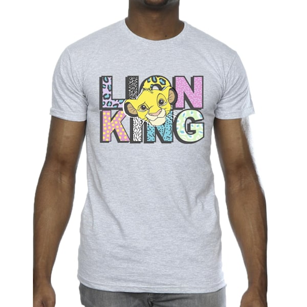 Disney The Lion King Mönsterlogotyp T-shirt S Sports Grey Sports Grey S