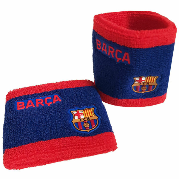 Barcelona FC Unisex Vuxen Tvåfärgsarmband (paket med 2) One Siz Blue/Red One Size
