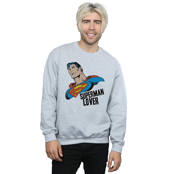 DC Comics Superman Lover Sweatshirt 3XL Sports Grey Sports Grey 3XL