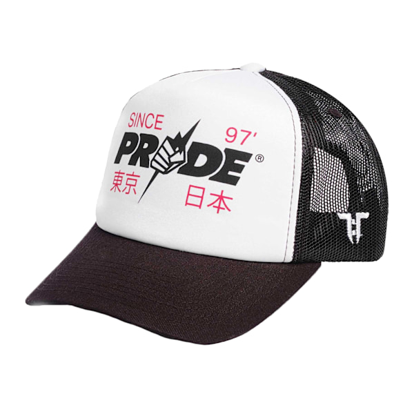Tokyo Time Unisex Adult Pride Trucker Cap One Size Vit/Svart White/Black One Size