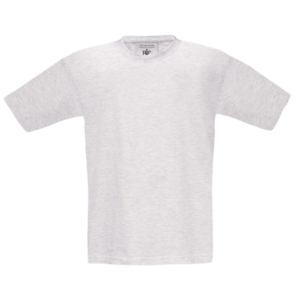 B&C Barn/Kids #E150 T-Shirt 7-8 År Askgrå Ash Grey 7-8 Years