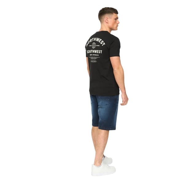 Crosshatch Herr Chittingtons T-shirt L Svart Black L