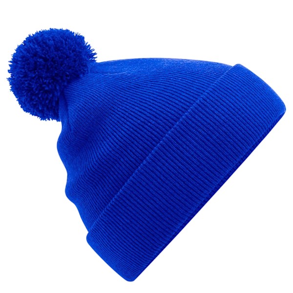 Beechfield Barn/Barn Original Pom Pom Beanie En Storlek Brig Bright Royal Blue One Size