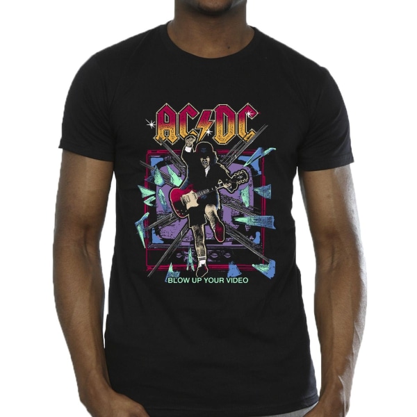 ACDC Mens Blow Up Your Video Jump T-Shirt S Svart Black S
