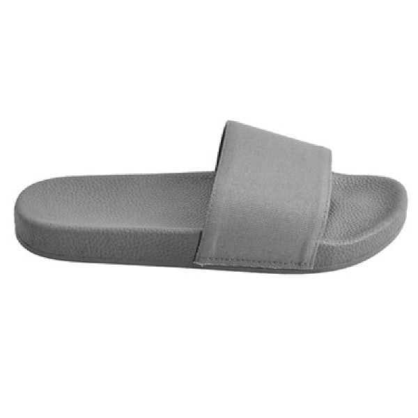 Sandrocks Herr Plain Canvas Sliders 8 UK Grå Grey 8 UK