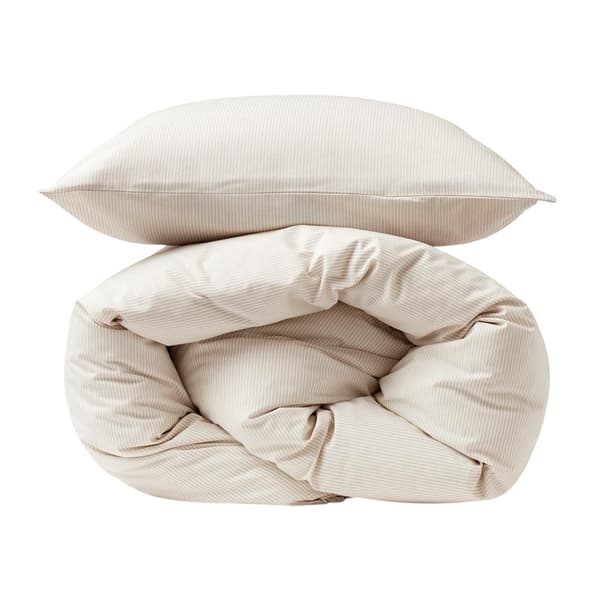 Vinga Montgomery Premium Påslakanset i Bomull Enkel Beige Beige Single