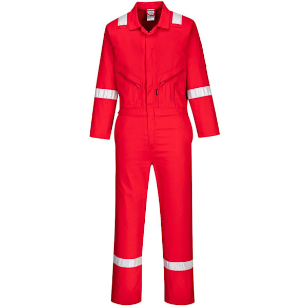 Portwest Iona Bomulls Arbetsbyxor för Män M Röd Red M