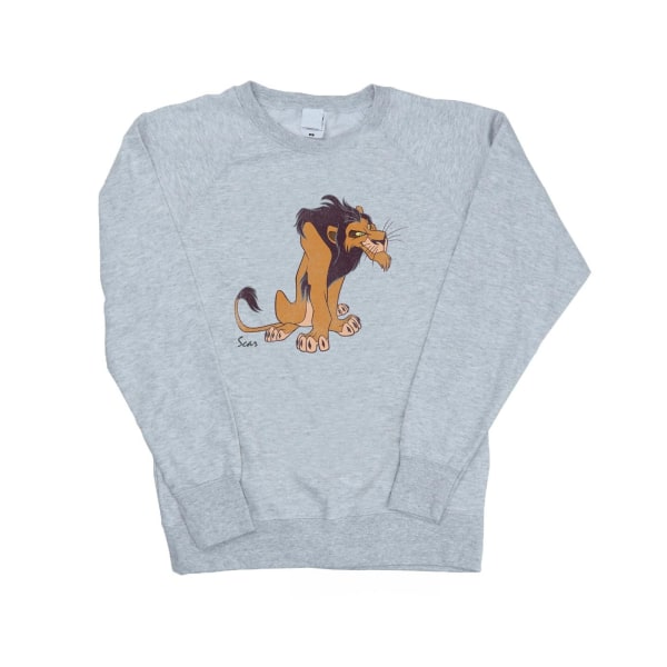 Disney Klassisk Scar Sweatshirt Dam/Dam XL Heather Grey Heather Grey XL