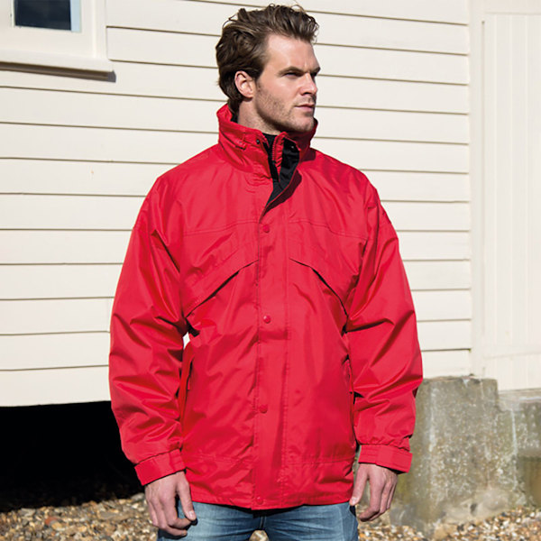 Result Herr 3 i 1 Dragkedja och Clip StormDri Vattentät Vindtät J Red 2XL