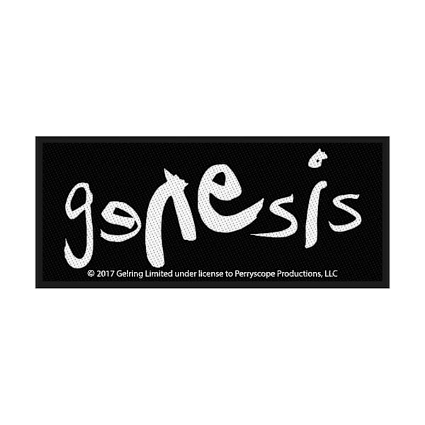 Genesis logotyplapplikation One Size Svart/Vit Black/White One Size