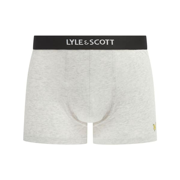 Lyle & Scott Herr Devon Boxershorts (3-pack) S Vit/Grå/Svart White/Grey/Black S