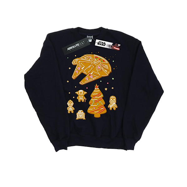 Star Wars Dam/Damer Gingerbread Rebels Sweatshirt L Marinblå Navy Blue L