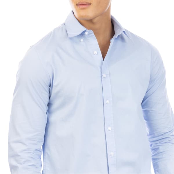 Peter Werth Herr Regular Långärmad Skjorta M Ljusblå Light Blue M