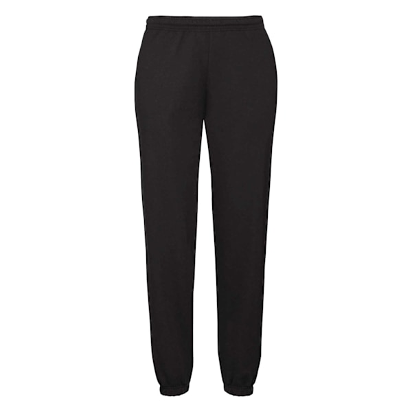 Fruit Of The Loom Premium 70/30 Elastiska Joggbyxor / Joggingbyxor för Herrar Black M