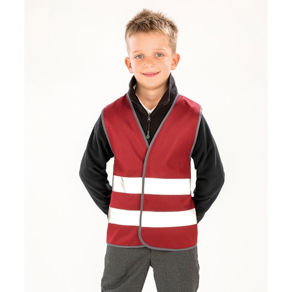 Result Core Kids Unisex Hi-Vis Säkerhetsväst 4-6 Bourgogne Burgundy 4-6