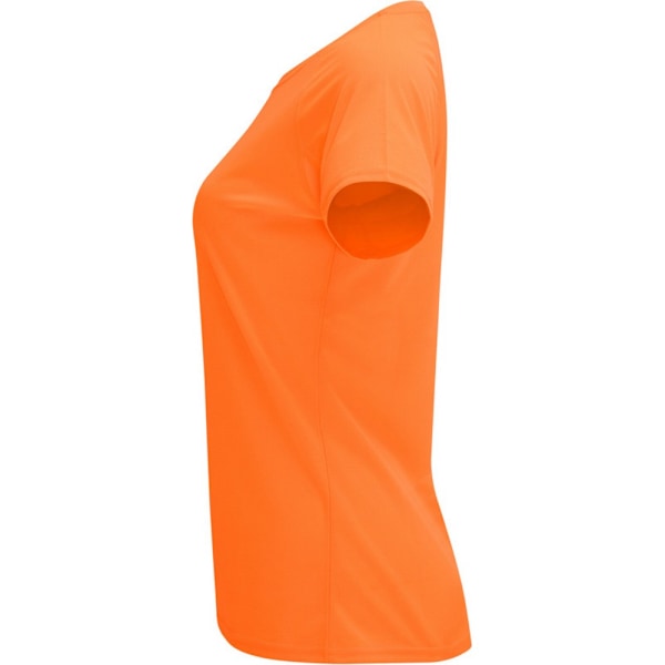 Roly Dam/Kvinnor Bahrain Kortärmad Sport T-shirt L Fluor Fluorescent Orange L