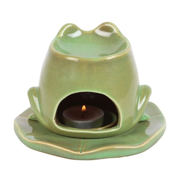Something Different Enchanted Forest Groda Oljebrännare One Size G Green One Size