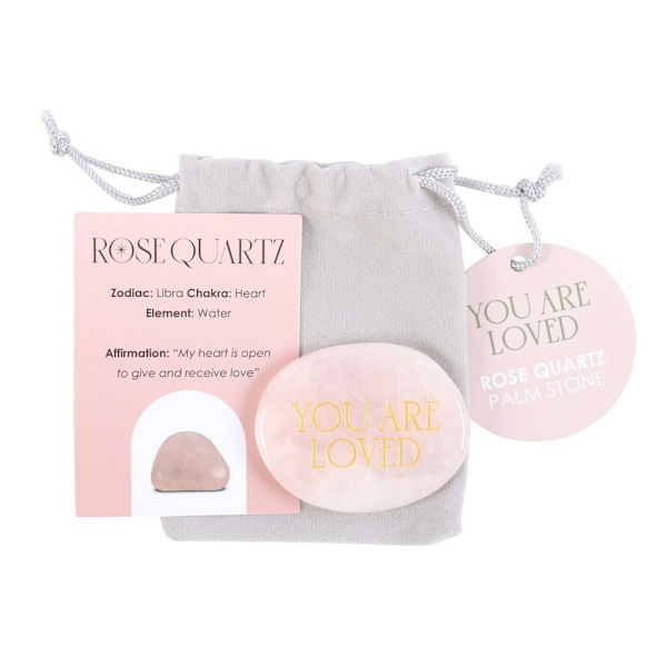 Something Different You Are Loved Rosékvarts Handsten En Storlek Pink/Gold One Size