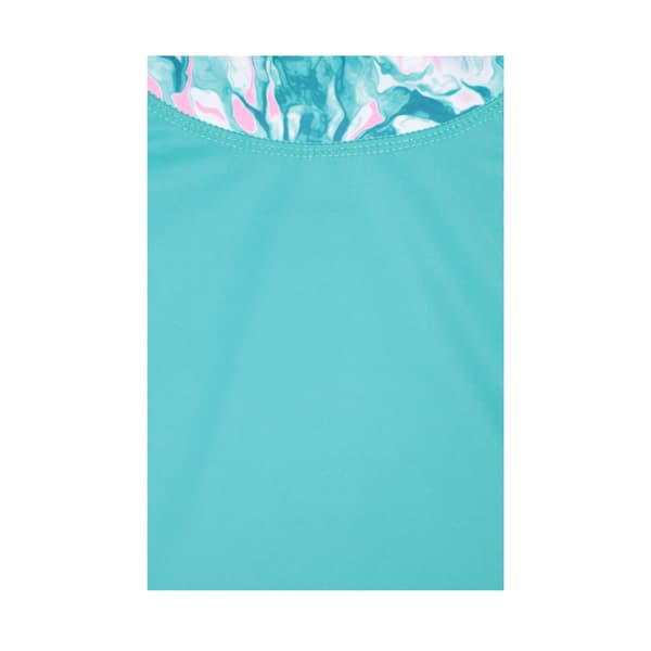 Mountain Warehouse Barn/Barn Marmorerad Långärmad Ra Turquoise 13 Years