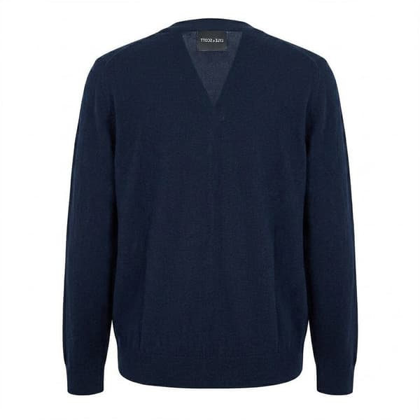 Lyle & Scott Herrkofta med V-ringning XXL Mörkblå Dark Navy XXL