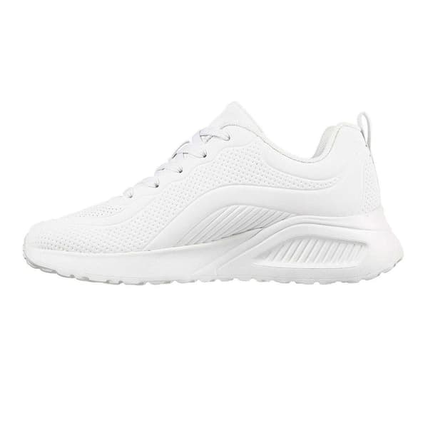 Skechers Damer Bob Buno Logo Sneakers 4 UK Vit White 4 UK