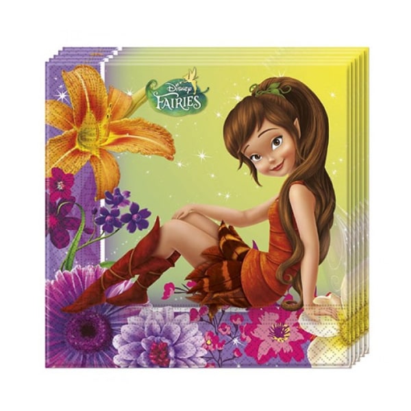 Tinkerbell Magical Spell Servetter (paket med 20) One Size Multicol Multicoloured One Size