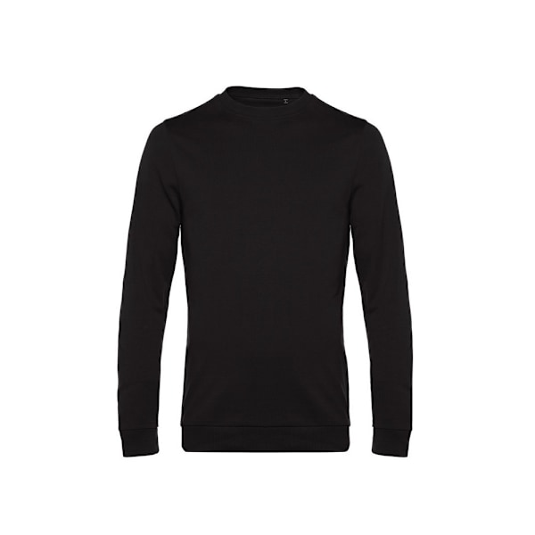B&C Herr Set In Sweatshirt XS Svart Ren Black Pure XS