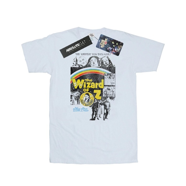 The Wizard Of Oz Dam/Damer Distressed Filmaffisch Bomull B White M