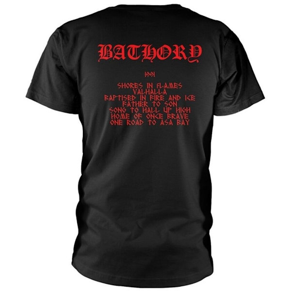 Bathory Unisex Vuxen Hammerheart Ryggtryck T-shirt M Svart Black M