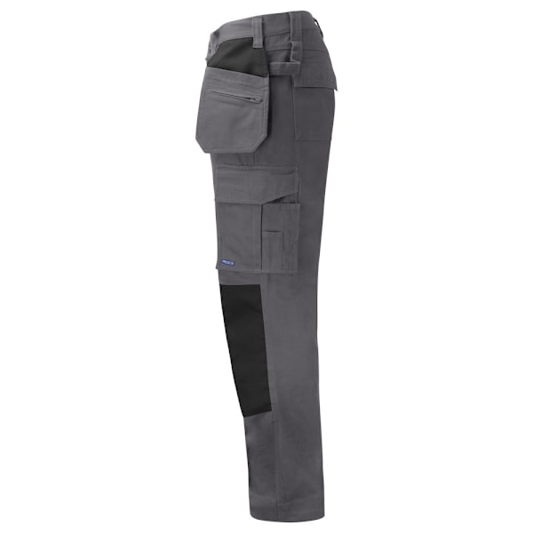 Projob Herr 5530 Kontrastpanel Cargo Byxor 42R Grå Grey 42R