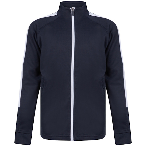 Finden & Hales Stickad Träningsoveralls Topp för Pojkar 9/10 År Navy/White 9/10 Years
