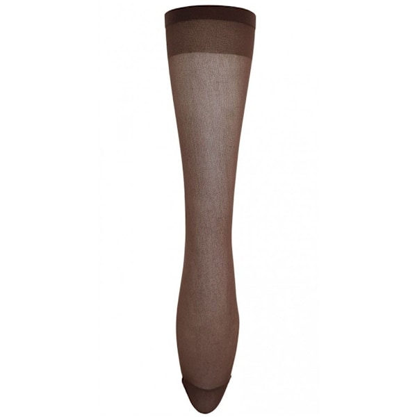 Joanna Gray Dam/Dam Knähöga Strumpor (3 Par) One Size Chocola Chocolate Brown One Size