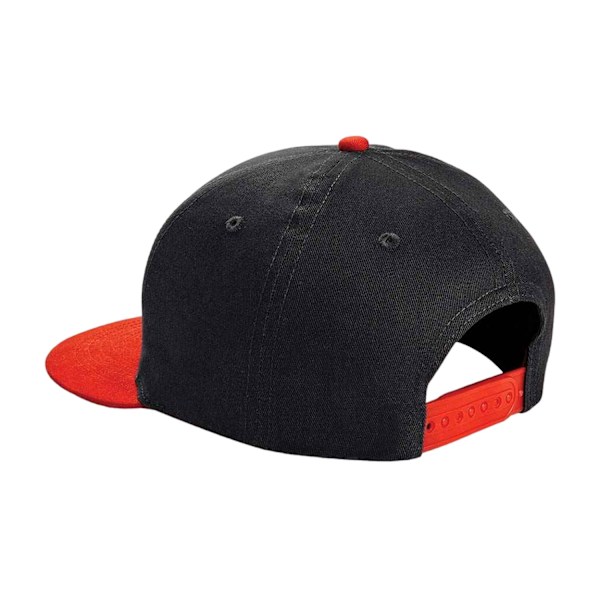 Beechfield Barn/Barn Snapback Cap En Storlek Svart/Ljus Röd Black/Bright Red One Size