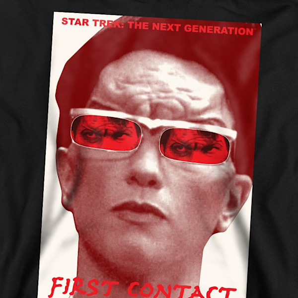 Star Trek Unisex Vuxen The Next Generation Säsong 4 Avsnitt 15 Black XL