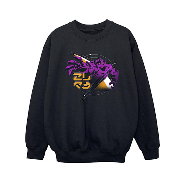 Disney Boys Lightyear Zurg Space Circle Sweatshirt 5-6 år Blå Black 5-6 Years