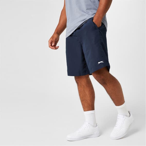 Slazenger Herr Logoshorts 4XL Marinblå Navy 4XL