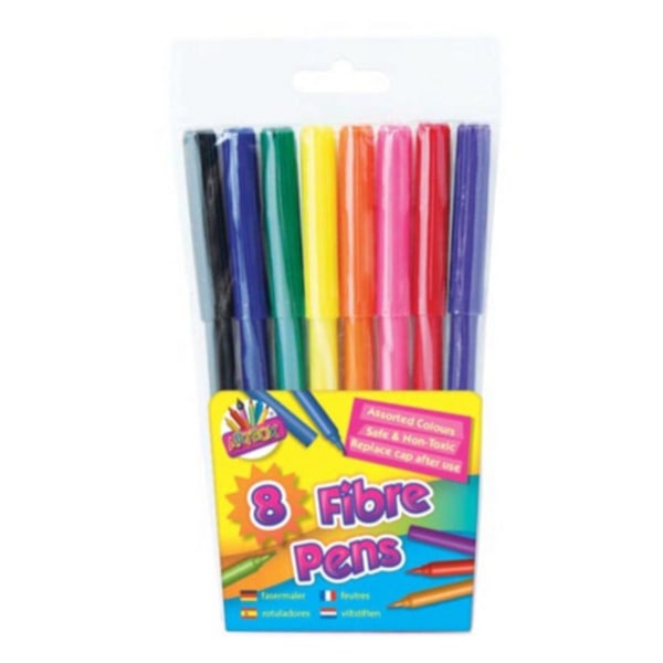 ArtBox 8 Fineliner Färgpennor En Storlek Flerfärgad Multicoloured One Size