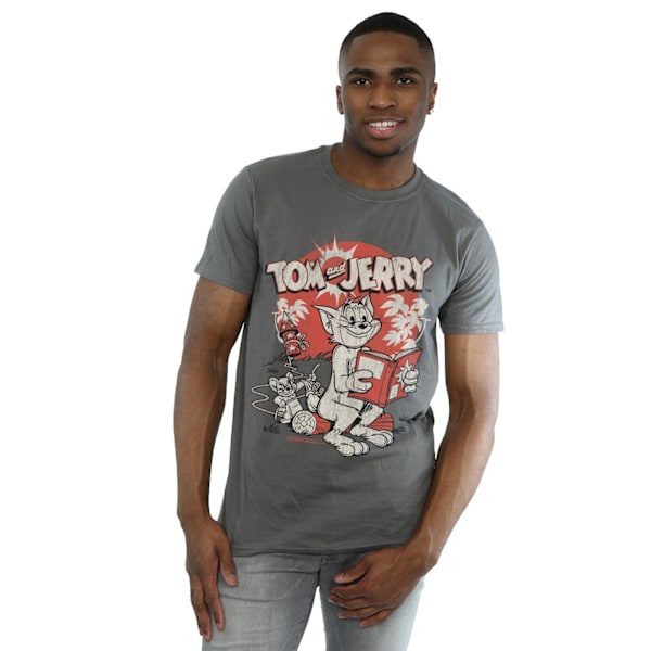 Tom And Jerry Herr Raket Prank T-Shirt S Charcoal Charcoal S