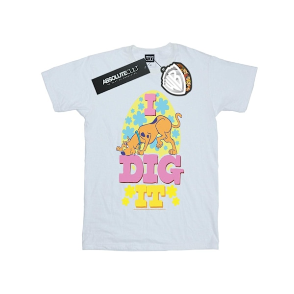 Scooby Doo Boys Easter I Dig It T-shirt 7-8 år Vit White 7-8 Years