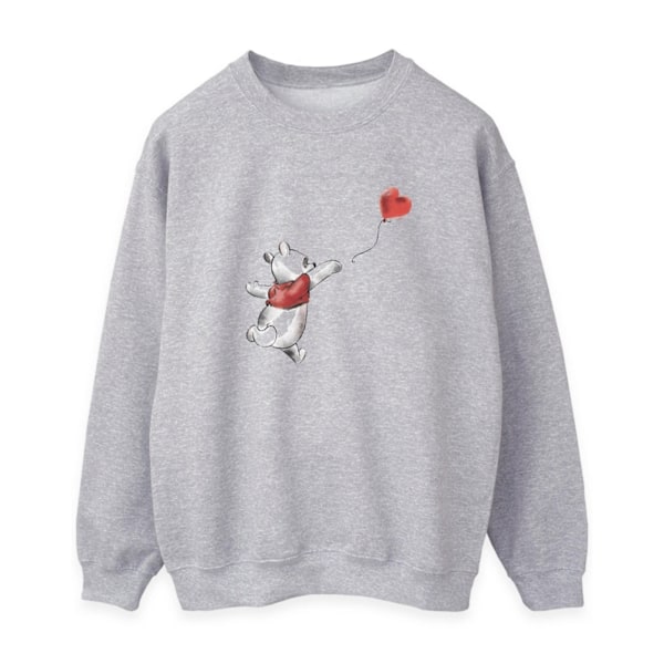 Winnie the Pooh Dam/Kvinnors Ballong Sweatshirt S Heather Grey Heather Grey S