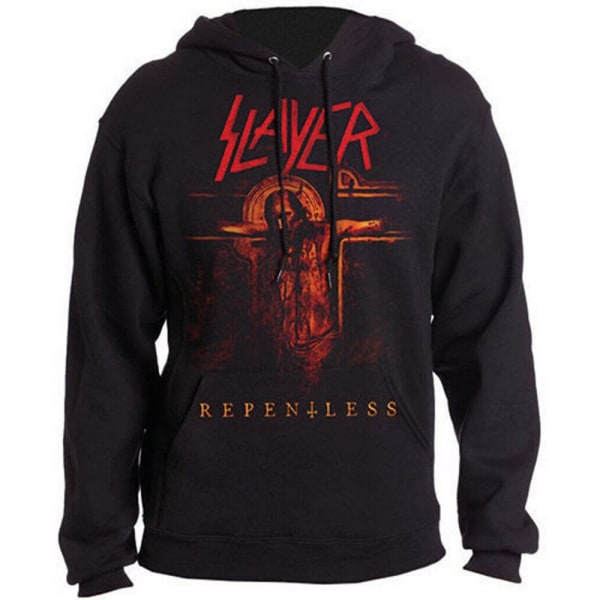 Slayer Unisex Adult Repentless Crucifix Pullover Hoodie L Svart Black L