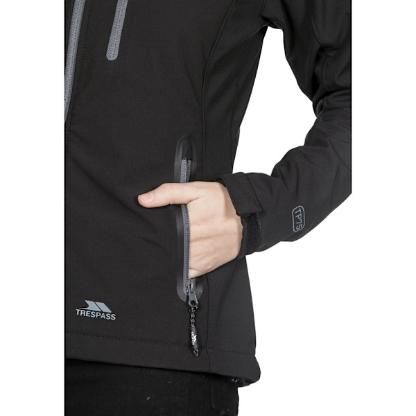 Trespass Womens/Ladies Bela II Vattentät Softshelljacka L B Black L