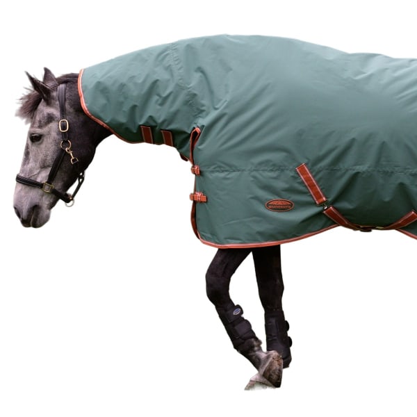 Weatherbeeta Comfitec Tyro Combo Neck Midweight Horse Turnout R Green/Burnt Orange/White 4´ 3