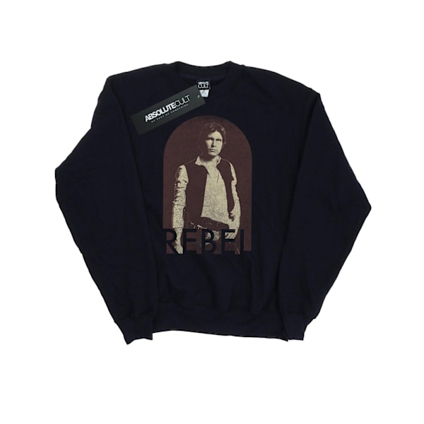 Star Wars Dam/Damer Han Solo Rebel Sweatshirt L Svart Black L