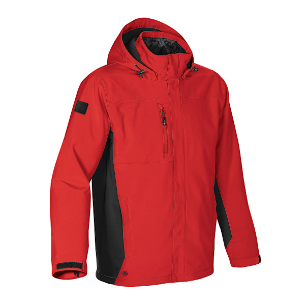 Stormtech Atmosphere 3-i-1 Performance System Jacka för Herr (Vattentät & Andningsbar) Stadium Red/Black 2XL
