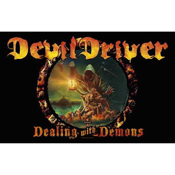 DevilDriver Dealing With Demons Textil Affisch 70cm x 106cm Mul Multicoloured 70cm x 106cm