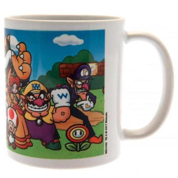 Super Mario-karaktärer Mugg En Storlek Flerfärgad Multicoloured One Size
