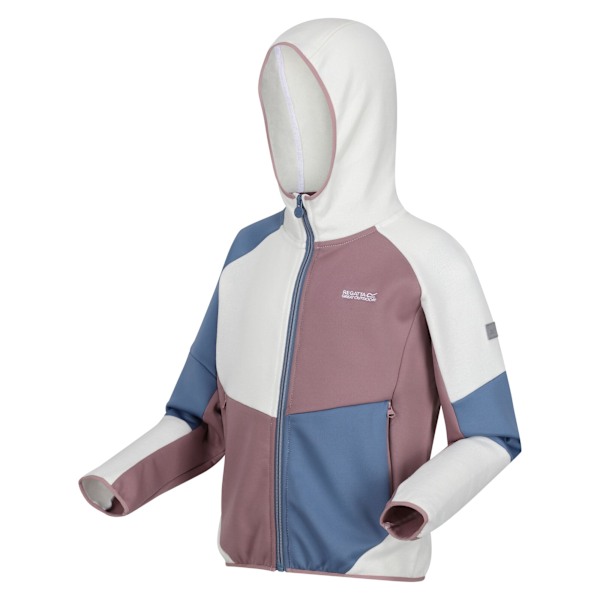 Regatta Barn/Barn Dissolver VIII Full Zip Fleece Jacka 14 White/Heather 14 Years